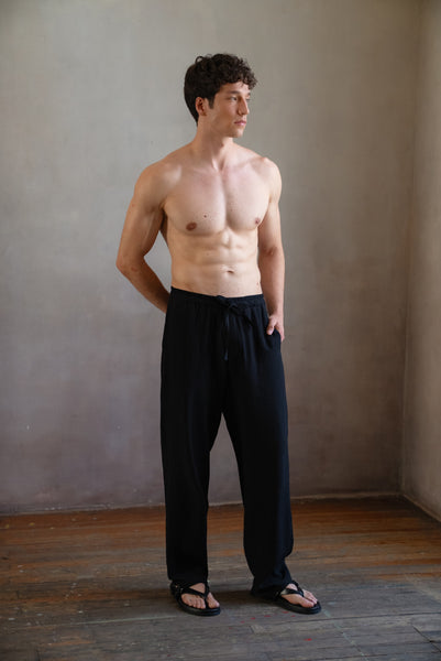 Pantalón Negro Fluido