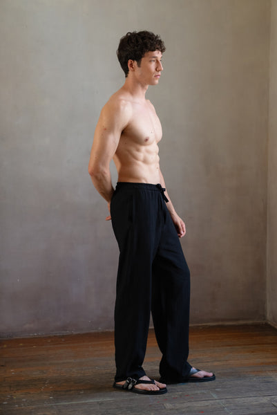 Pantalón Negro Fluido