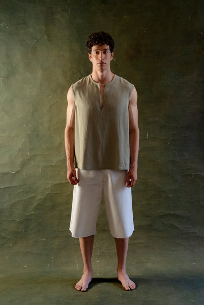 Tanktop Lino Verde