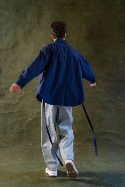 Camisa Oversize Azul