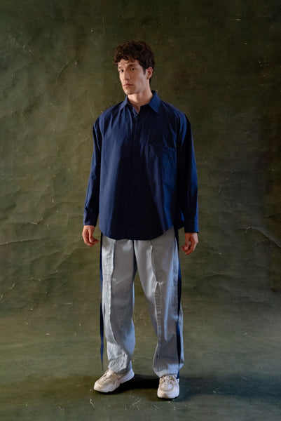 Camisa Oversize Azul