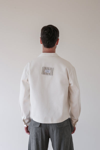 Chaqueta Denim Blanco