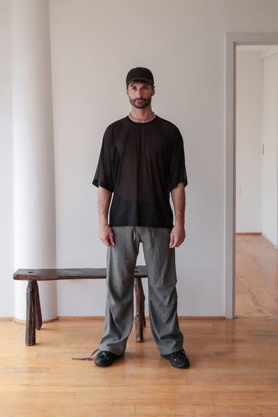 Pantalón Parachute Gris