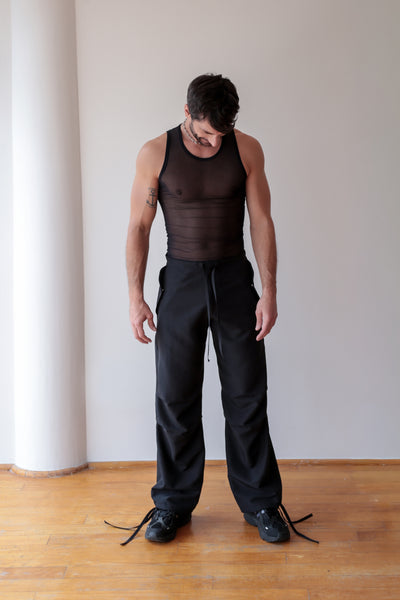 Pantalón Parachute Negro