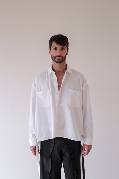Camisa Blanca Tiras