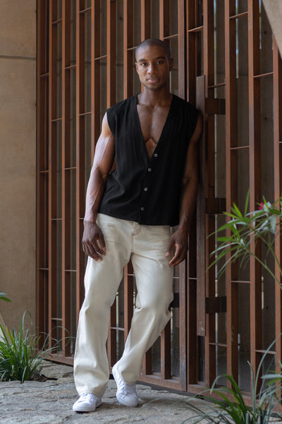 V Black Tanktop